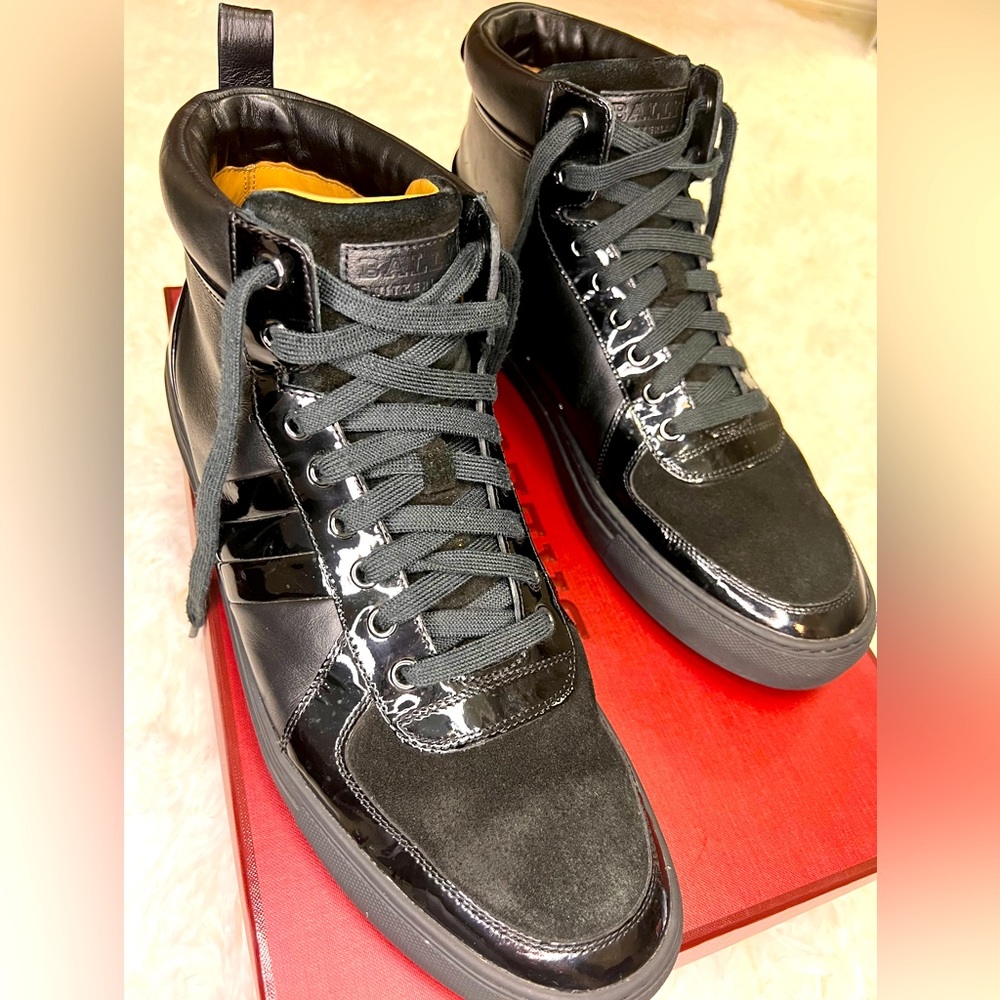 Bally high-top sneaker